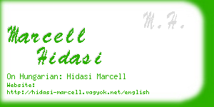 marcell hidasi business card